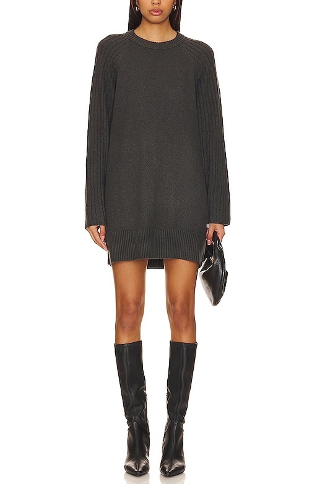 Sanctuary Ribbed Mineral City Girl Sweater Dress Size Xxs